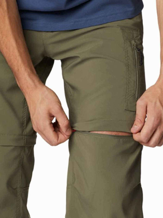 Columbia Ridge Utility Convertible Pant Lang Hose Wandern Khaki