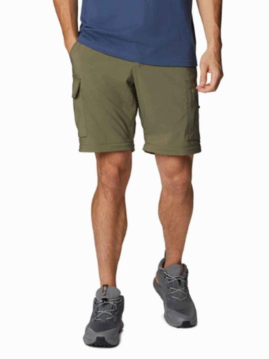 Columbia Ridge Utility Convertible Pant Lang Hose Wandern Khaki