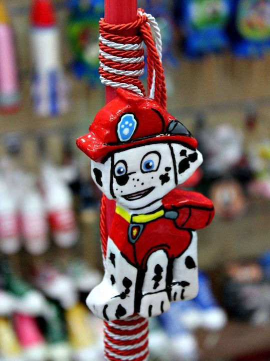 Plaque Candle Plaque Paw Patrol Red Dog 36cm