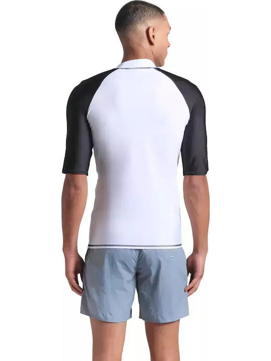 Arena Rash Vest Αντηλιακή Μπλούζα Λευκή