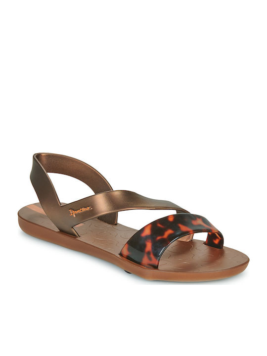 Vibe Flip-Flops In Sandal Style In Brown Colour