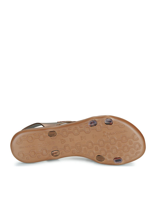 Vibe Flip-Flops In Sandal Style In Brown Colour