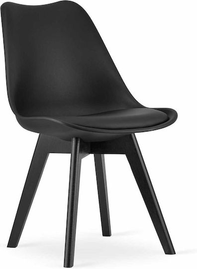 Scaune Sala de mese Mark 60x50x50buc 3buc Negru Scaune Sala de mese Mark 60x50x50buc 3buc Negru