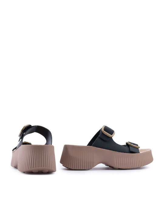 Rochelle Leather Women's Anatomic Sandals Black