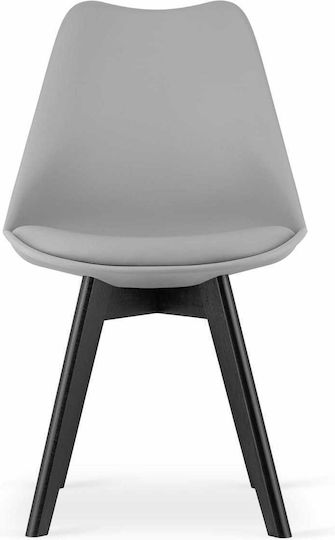 Mark Dining Room Polypropylene Chair Gray 60x50x50cm 4pcs