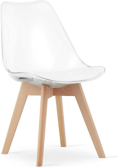Chairs Kitchen Mark 60x50x50cm 3pcs Transparent