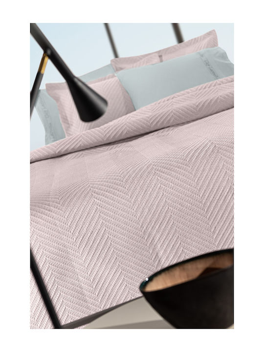 Guy Laroche Hamptons Σετ Κουβερλί Ημίδιπλο Microfiber Sepia 180x240cm 2τμχ