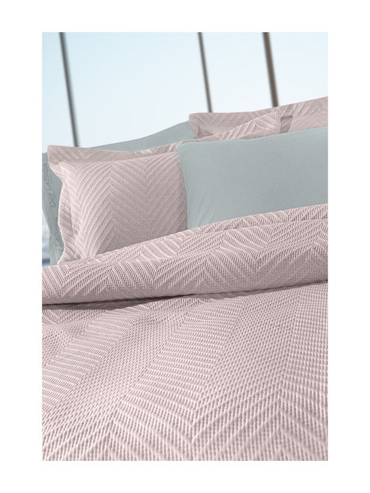 Guy Laroche Hamptons Σετ Κουβερλί Ημίδιπλο Microfiber Sepia 180x240cm 2τμχ