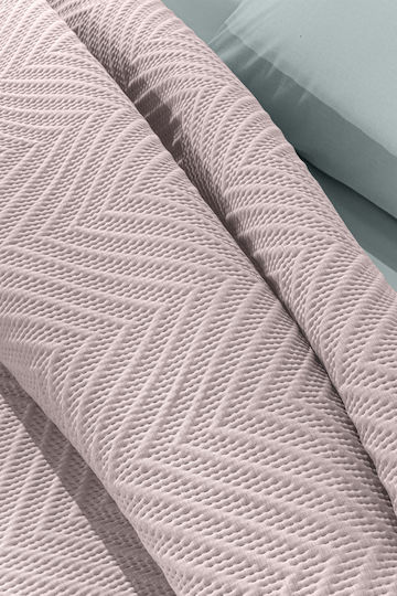 Guy Laroche Hamptons Coverlet Set Microfiber Sepia 180x240cm 2 Pieces