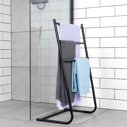 Vilde Raft de haine de Baie Simplu ​50.5x50.5cm Negru