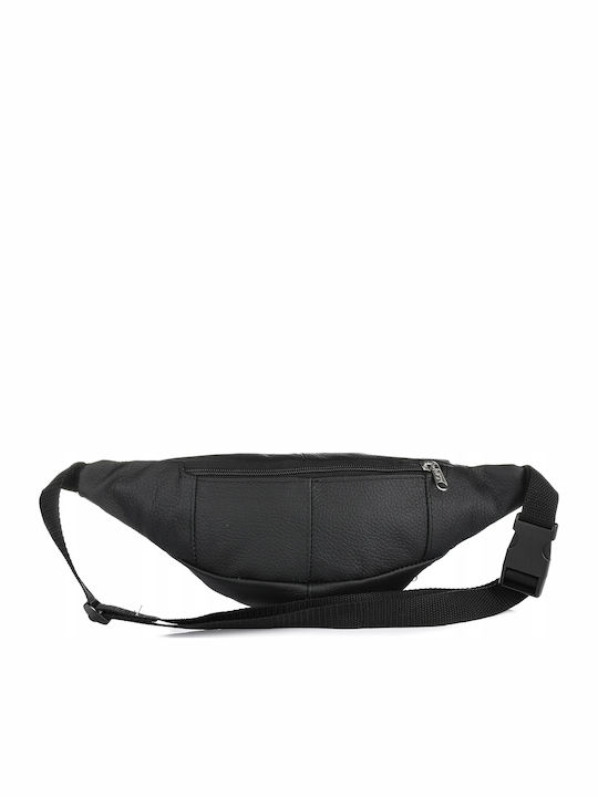 Leather Waist Bag Black