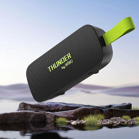 Wiwu Thunder H2 Waterproof Bluetooth Speaker 10W with Battery Life up to 4 hours Black