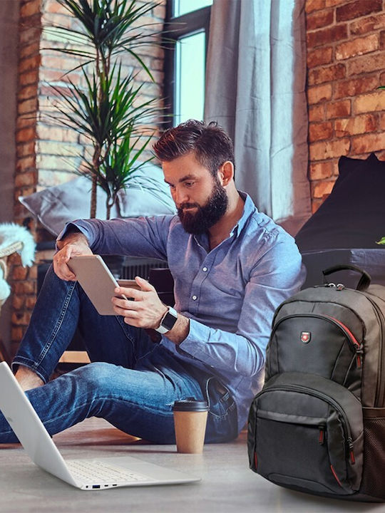 Port Designs Houston Backpack Backpack for 17.3" Laptop Black