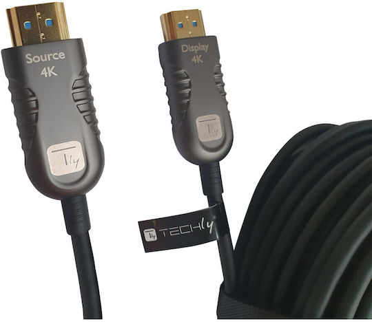 Techly HDMI 2.0 Premium High Speed 4K 60Hz HDR Cable HDMI Male - HDMI Male 2m Black