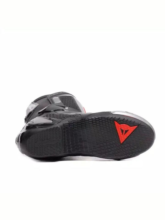 Dainese Torque 4 Leather Black/Red-lava