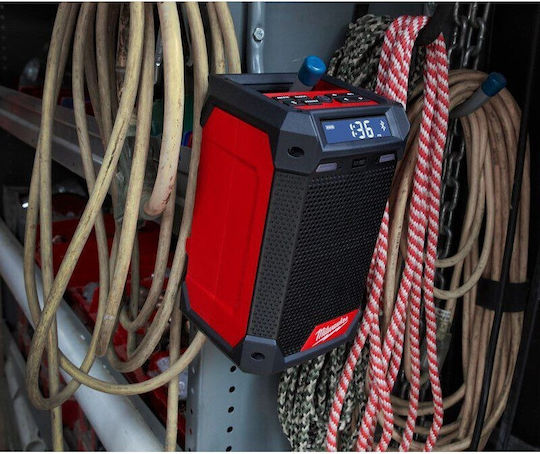 Milwaukee M12 Rcdab+ DAB+ mit Bluetooth und USB Rot