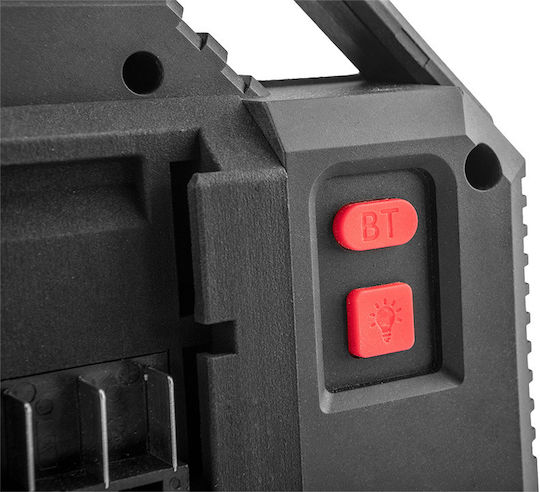 Graphite 58GE104 Φορητό Ραδιόφωνο Μπαταρίας με Bluetooth Μαύρο