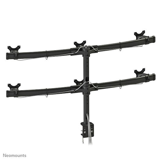 Newstar Stand Desk Mounted for 6 Monitors up to 27" (FPMA-D700D6)