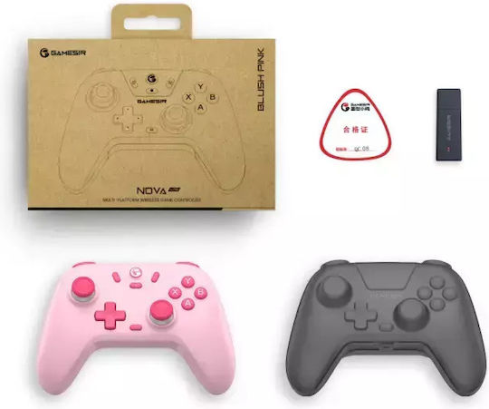 Gamesir Nova Lite Wireless Gamepad with Hall Effect Sticks for Android / PC / Switch / iOS Blush Pink