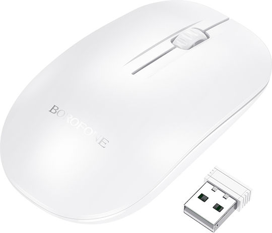 Borofone BG14 Planet Wireless Mouse White