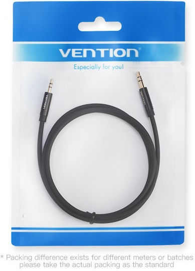 Vention 3.5mm Male - 2.5mm Male Audio Cable Black 0.5m with Gold Plated Terminals BALBD
