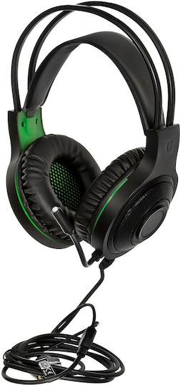 Esperanza Thunderbird Over Ear Gaming Headset με σύνδεση 3.5mm Green