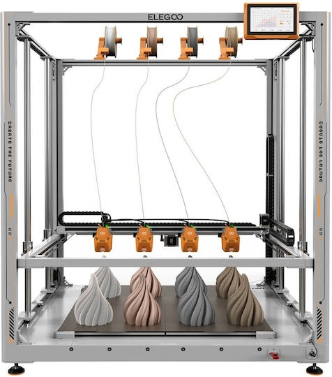 Elegoo OrangeStorm Giga Assembled 3D Printer with Ethernet / USB / Wi-Fi Connection