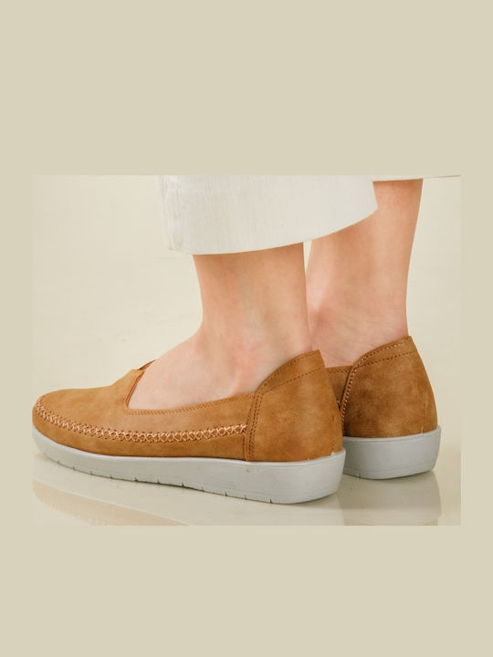 Damen Slip-Ons Tabac Braun