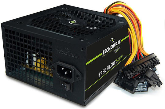 Tecnoware FAL506FS12B 500W Schwarzes Netzteil für Computer Voll Verkabelt