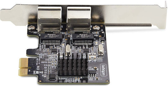 Startech Netzwerkkarte 2-Port Gigabit PCIe TAA-konform Gigabit Ethernet X 2