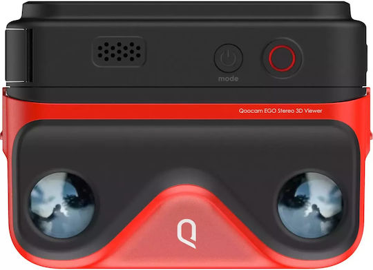 Kandao Видеокамера QooCam EGO 3D @ 60fps Сензор CMOS Запис на Карта с памет с Екран 2.54" с WiFi