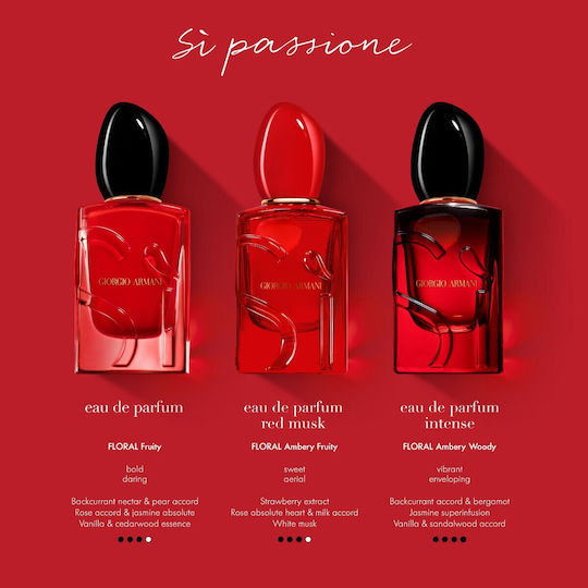 Giorgio Armani Sì Passione Red Musk Eau de Parfum 30ml