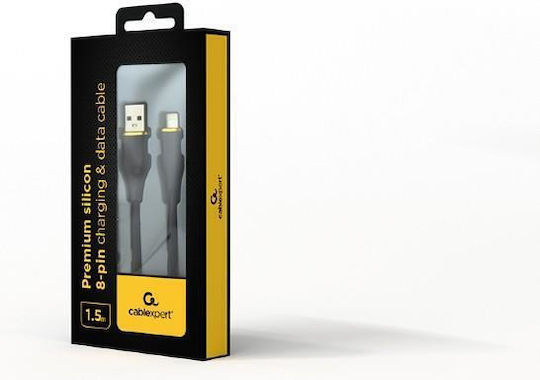 Gembird USB-A to Lightning Cable Μαύρο 1.5m