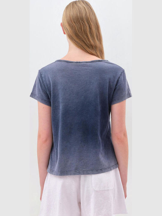 Bluza Damă Tricou Shadow Albastru