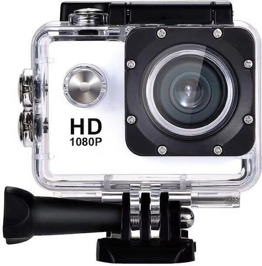 SJCAM SJ4000 Action-Kamera 2K mit Bildschirm 2" und Wi-Fi Weiß