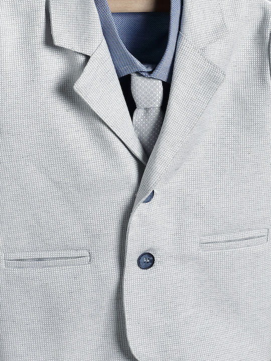 Baptism Suit for Boy Grey-Graphite 2901-2 New Life Nl-2901-2