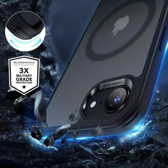 ESR Classic Hybrid Halolock Back Cover Silicone 0.3mm Black iPhone 17e / 16e