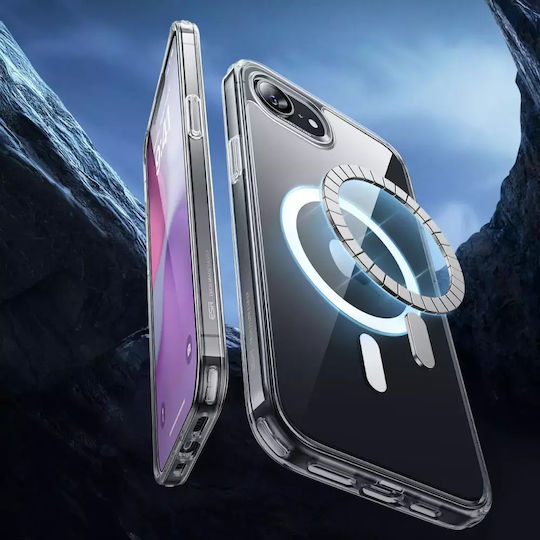 ESR ESR Classic Hybrid Halolock Umschlag Rückseite Silikon 0.7mm Transparent (iPhone 17e / 16e)