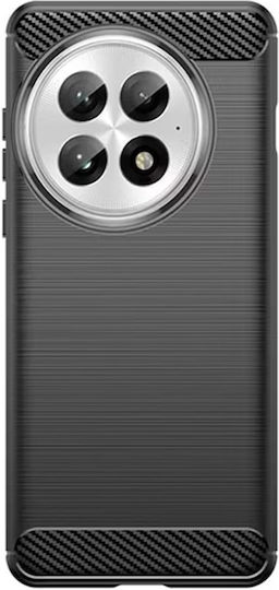 Techsuit Carbon Задна корица Силикон Черен (OnePlus 13R)