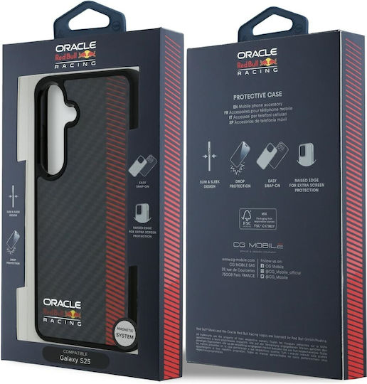 Red Bull Back Cover Πλαστικό / Σιλικόνης Μαύρο (Galaxy S25)