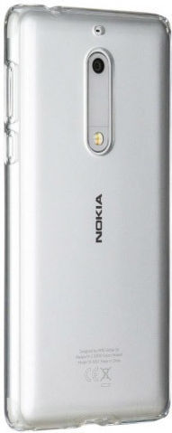 Nokia Hybrid Crystal Back Cover Silicon Transparent (Nokia 5)