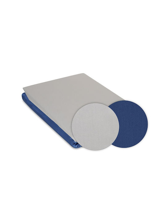 Matex Set Husă de Pilotă Bumbac Single cu Față de Pernă 160x200 Gray/navy