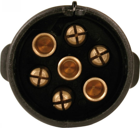 Male Trailer Plug 12v 7 Pins Plastic