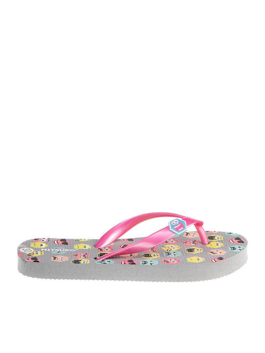 Kinder Flip Flops Gray