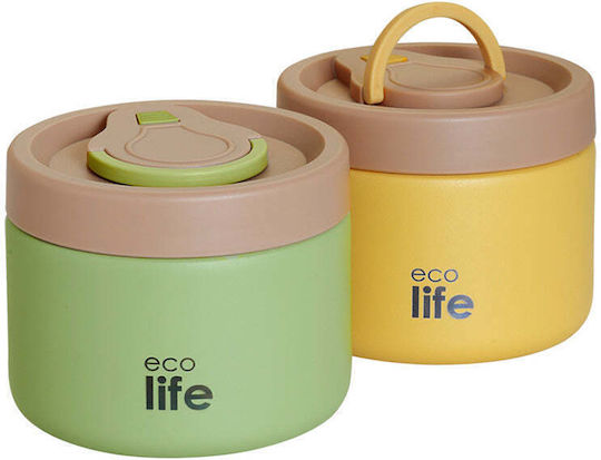 Ecolife Round Baby Food Thermos Stainless Steel 650ml