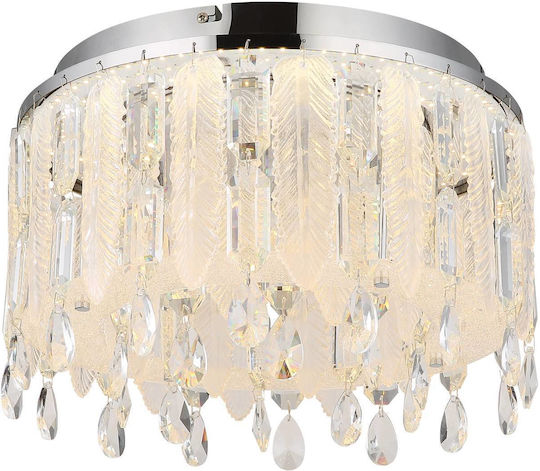 Globo Lighting Πλαφονιέρα Οροφής Διάφανη