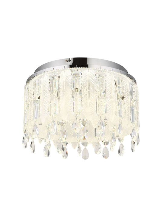 Globo Lighting Πλαφονιέρα Οροφής Διάφανη