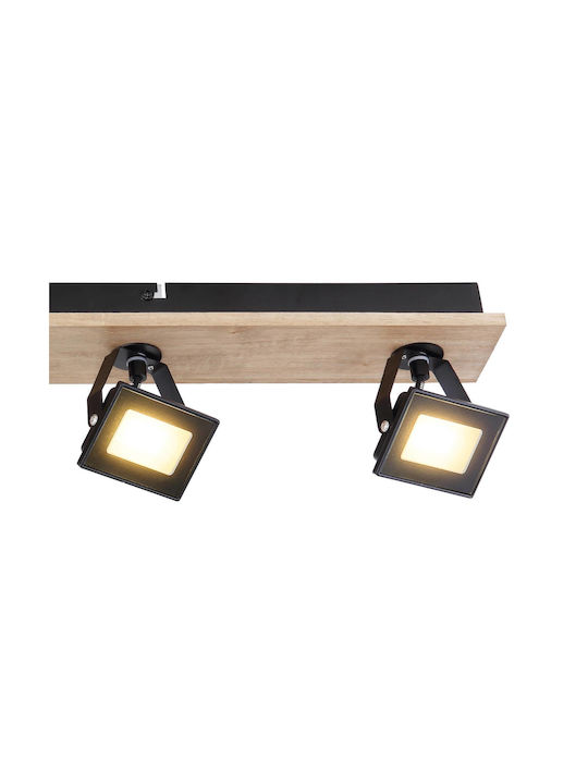 Globo Lighting LED Θερμό Λευκό Σποτ με 4 Φώτα