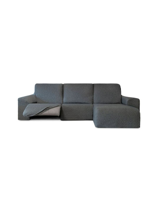Eysa Roc Ελαστικό Κάλυμμα Γωνιακού Καναπέ C/16 Anthracite 250εκ.