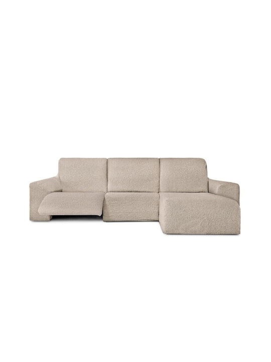 Eysa Roc Ελαστικό Κάλυμμα Γωνιακού Καναπέ C/00 Light Beige 250εκ.